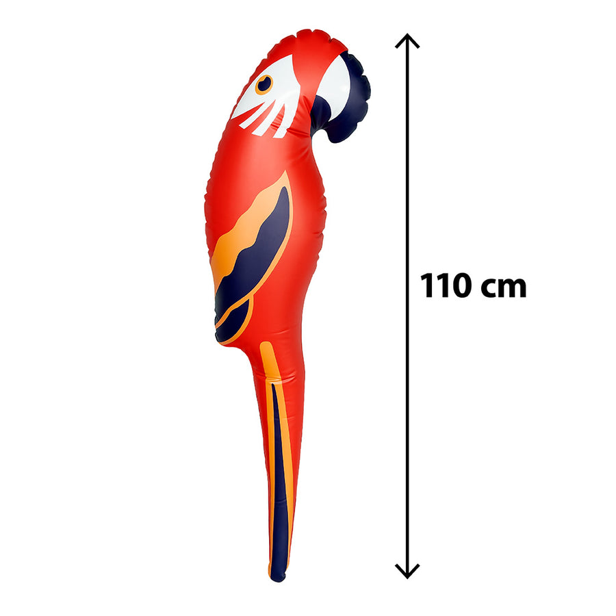 Papegaai opblaasbaar - 110 cm