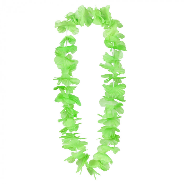 Hawaï krans - neon groen