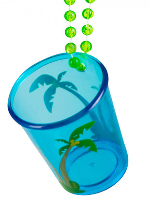 Necklace shot glass hawaii - 1 piece (assorted)