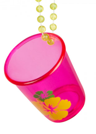 Necklace shot glass hawaii - 1 piece (assorted)