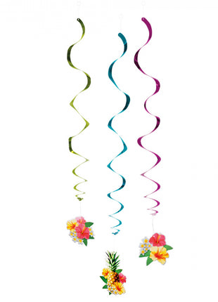 Paradise Swirl Girlande – 3 Stück – 60 cm