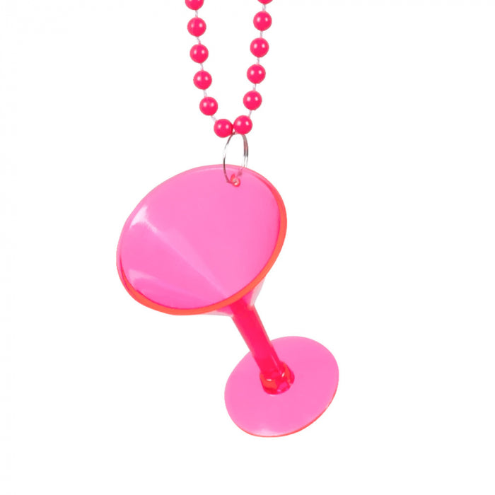 Ketting cocktail shotglaasje - 1 stuk (assorti)
