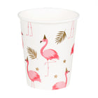 Flamingo Cups - 10 pieces - 21 cl