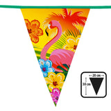 Hibiscus Vlaggenlijn / slinger - 6 meter vlaggetjes
