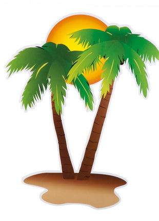 Hawaii decorations - 4 pieces