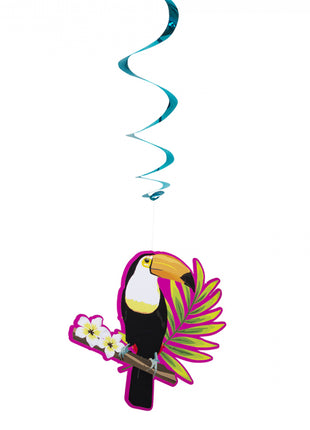 Toucan Swirl garland - 2 pieces - 85 cm