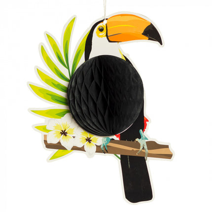 Honeycomb decoration - 25 x 19 cm - Toucan