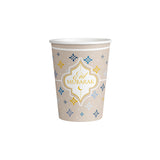 Bekers - 8 stuks - 250 ml - Eid Mubarak