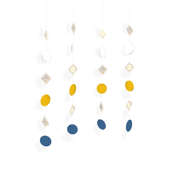 Hangdecoratie - 4 stuks - Eid Mubarak