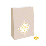 Papieren uitdeeltasje - 4 stuks - 15 x 21 cm - Eid Mubarak