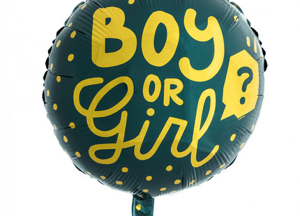 Boy or Girl Folieballon rond - 45 cm