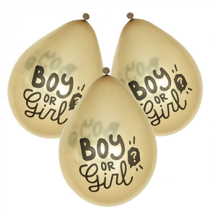 Ballonnen - 6 stuks - 23 cm - Boy or Girl