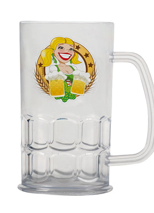 Beer mug Oktoberfest 0.4 liter - plastic