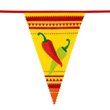 Mexico Vlaggenlijn / slinger - 6 meter vlaggetjes