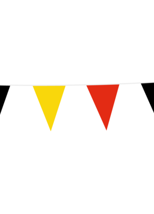 Bunting - 10 meters - 20 x 30 cm - three-colored