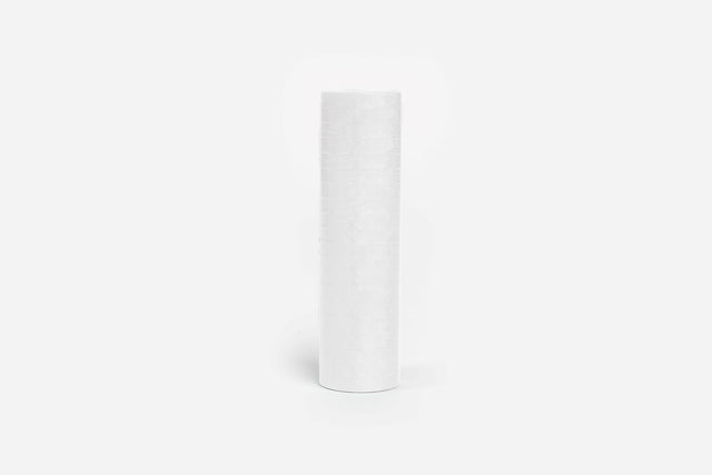 Rol papieren serpentines - 4 meter - wit