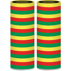 Serpentines Carnaval - rood geel groen - 4 meter - 2 stuks
