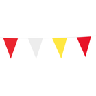 Bunting - 10 meters - 20 x 30 cm - three-colored