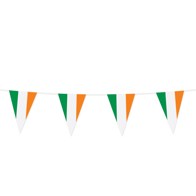 Vlaggenlijn / slinger - 10 meter - Ierland vlaggetjes