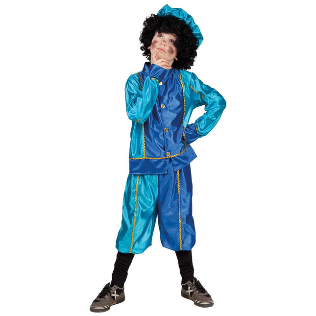 Pietenpak kind - 7 tot 9 jaar - 128-140 cm - blauw