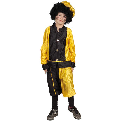 Pietenpak kind - 4 tot 6 jaar - 110-128 cm - geel / zwart