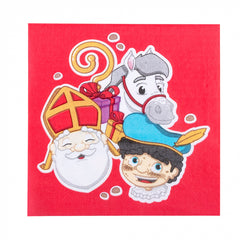 Sinterklaas - Servetten - 20 stuks - 33 x 33 cm