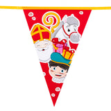 Sinterklaas - Vlaggenlijn / slinger - 6 meter vlaggetjes