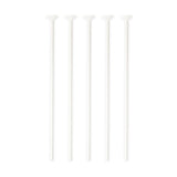 Ballonstokjes - 10 stuks - 40 cm - wit
