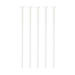 Ballonstokjes - 10 stuks - 40 cm - wit