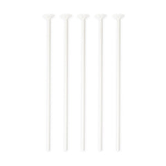 Ballonstokjes - 100 stuks - 40 cm - wit