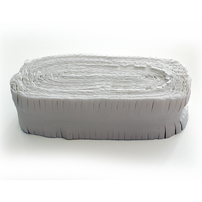 Crêpeslinger - 24 meter - wit - Brandvertragend