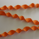 Crêpeslinger - 24 meter - oranje - Brandvertragend