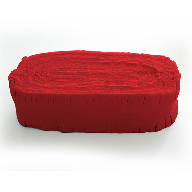 Crêpeslinger - 24 meter - rood - Brandvertragend