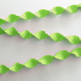 Crêpeslinger - 6 meter - lichtgroen