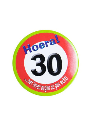 30 years Button - 5.5 cm