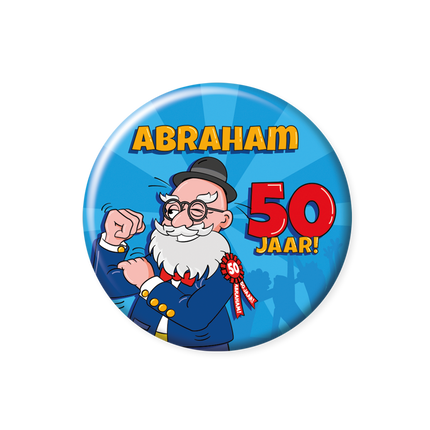 Abraham cartoon Button - 5,5 cm