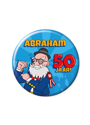 Abraham cartoon Button - 5,5 cm