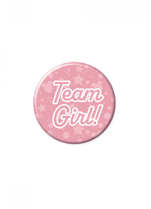 Team Girl Button