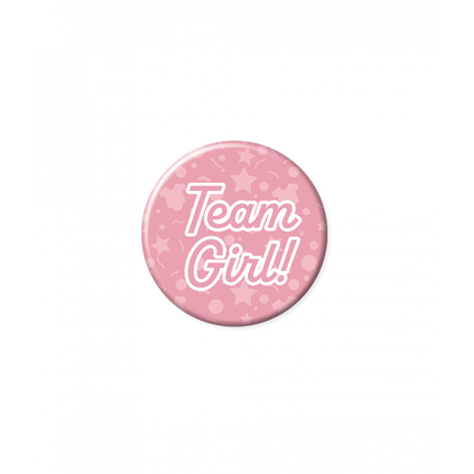 Team Girl Button
