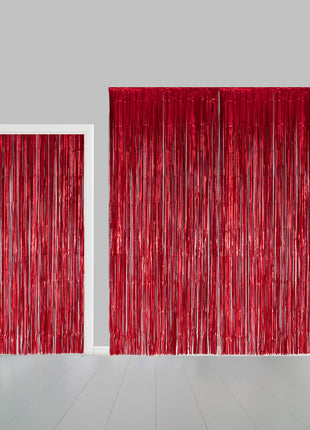 Folienvorhang - 240 x 100 cm - rot