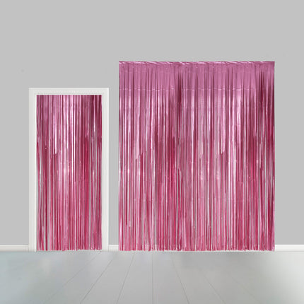 Foliegordijn - 240 x 100 cm - roze