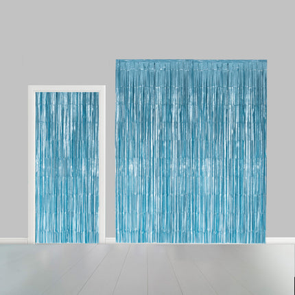 Foliegordijn - 240 x 100 cm - licht blauw