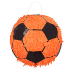 Fußball-Piñata orange (Ø 30 cm)