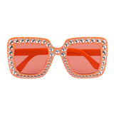 Partybril Bling Bling - oranje