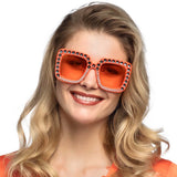 Partybril Bling Bling - oranje