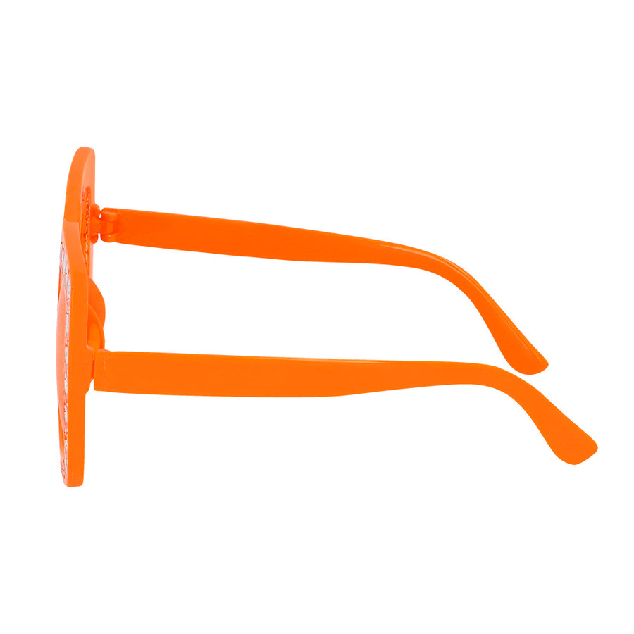 Partybril Bling Bling - oranje