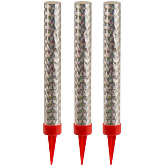 IJsfonteinen - 3 stuks - zilver