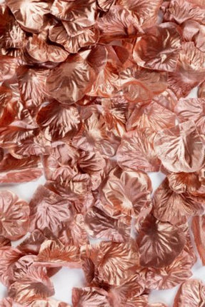 Rozenblaadjes roségoud metallic (144 stuks)