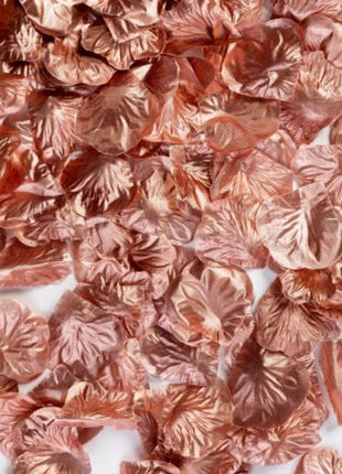 Rose petals rose gold metallic (144 pieces)