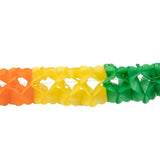 Regenboog Papieren crêpeslinger - 4 meter